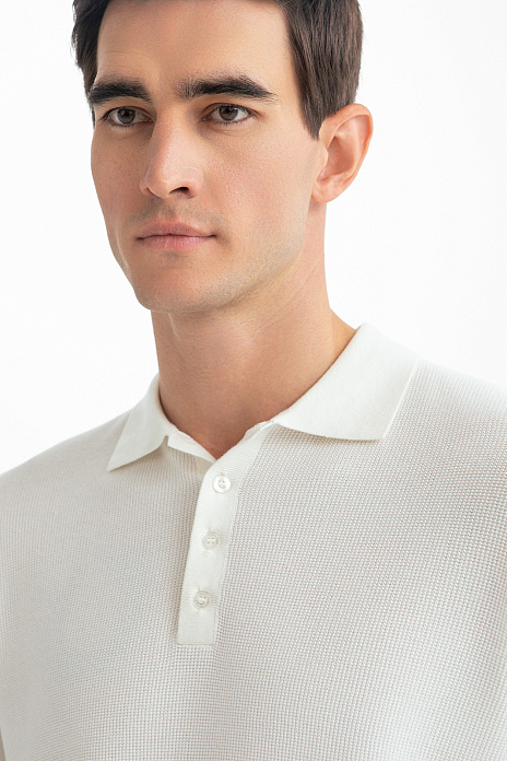 Поло из хлопка, цвет Белый