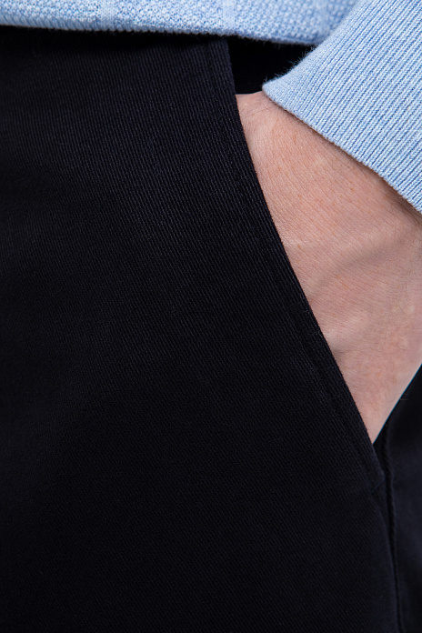 Брюки из хлопка, цвет Синий темный