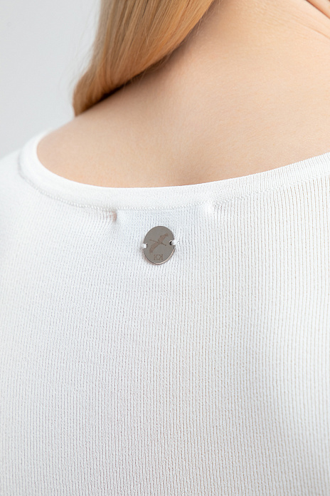 Топ трикотажный, цвет Молочный