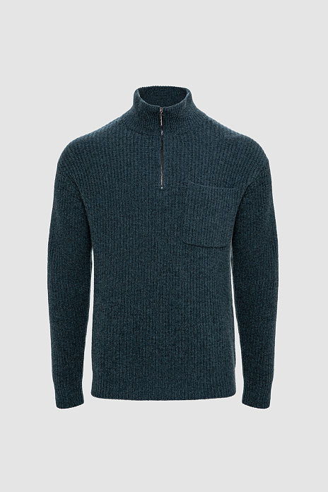 Свитер Limited edition из кашемира, цвет Зеленый темный