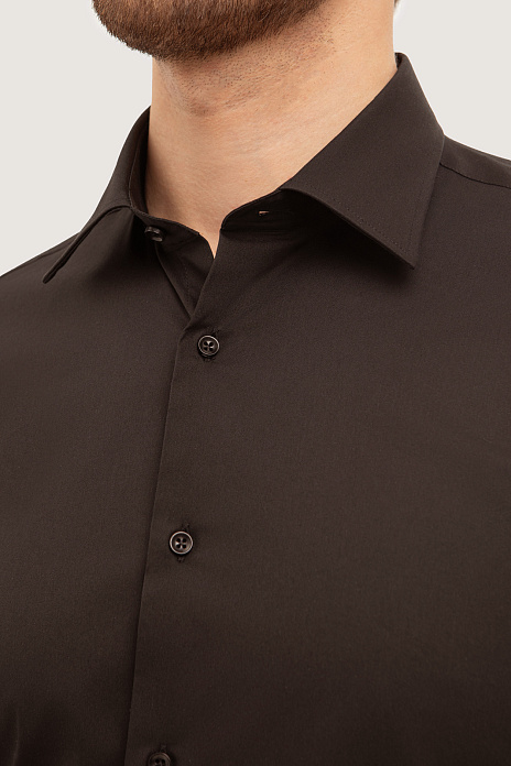 Сорочка из трикотажной ткани, цвет Коричневый