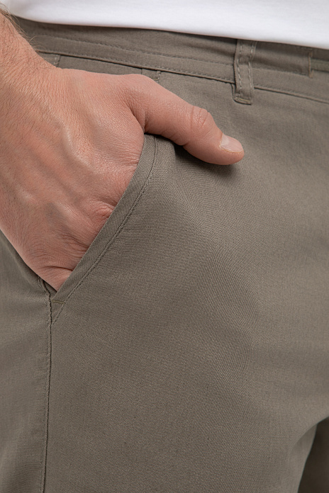 Брюки из хлопка, цвет Оливковый