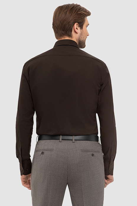 Сорочка из трикотажной ткани, цвет Коричневый