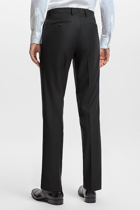 Брюки классические под смокинг, цвет Черный