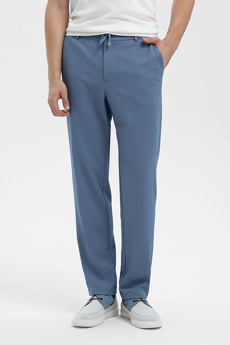 Брюки, цвет Голубой