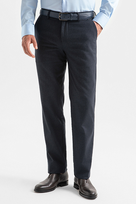 Брюки классические, цвет Синий темный