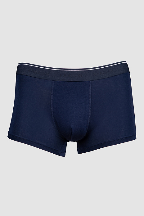 Боксеры из бамбука, цвет Синий темный