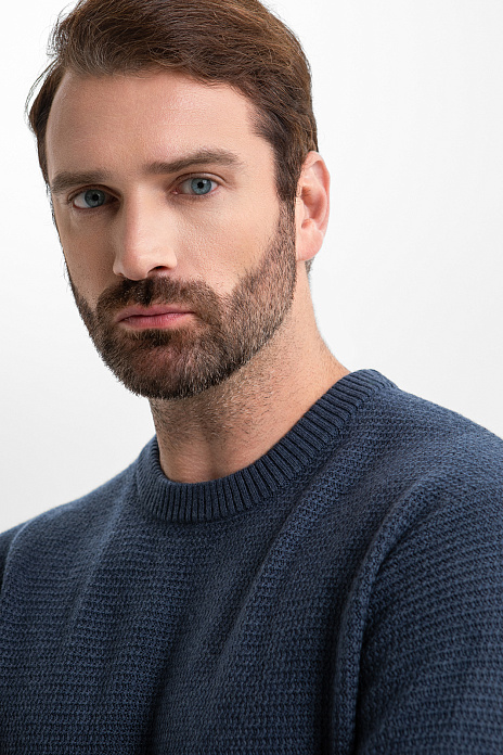 Джемпер из шерсти и кашемира, цвет Синий