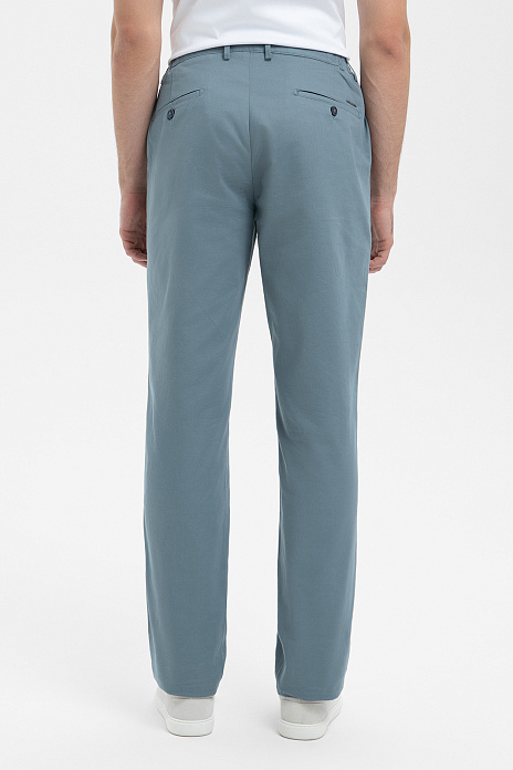 Брюки из хлопка, цвет Бирюзовый