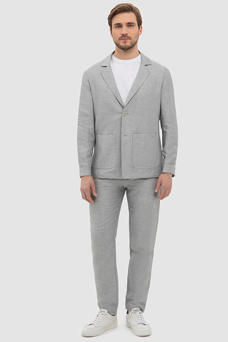 Костюм изо льна и хлопка, цвет 