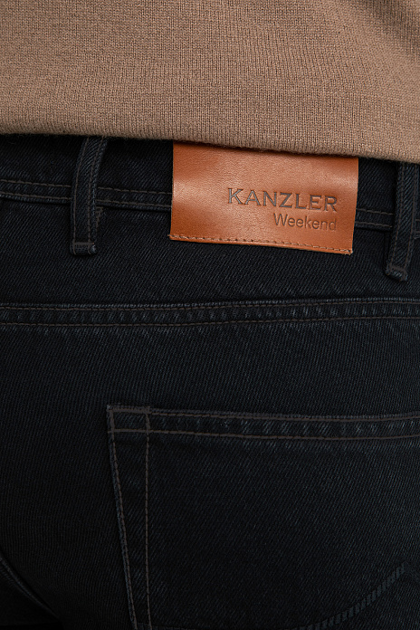 Джинсы прямого силуэта, цвет Черный