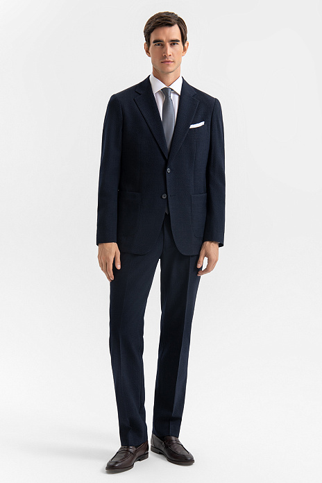 Костюм из шерсти с водоотталкивающей обработкой, устойчивый к сминанию, цвет 